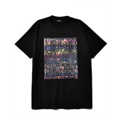 × baanai / "EXPERIMENTALISM" Black T-SH EXPERIMENTALISM T-SH / 2206-6003