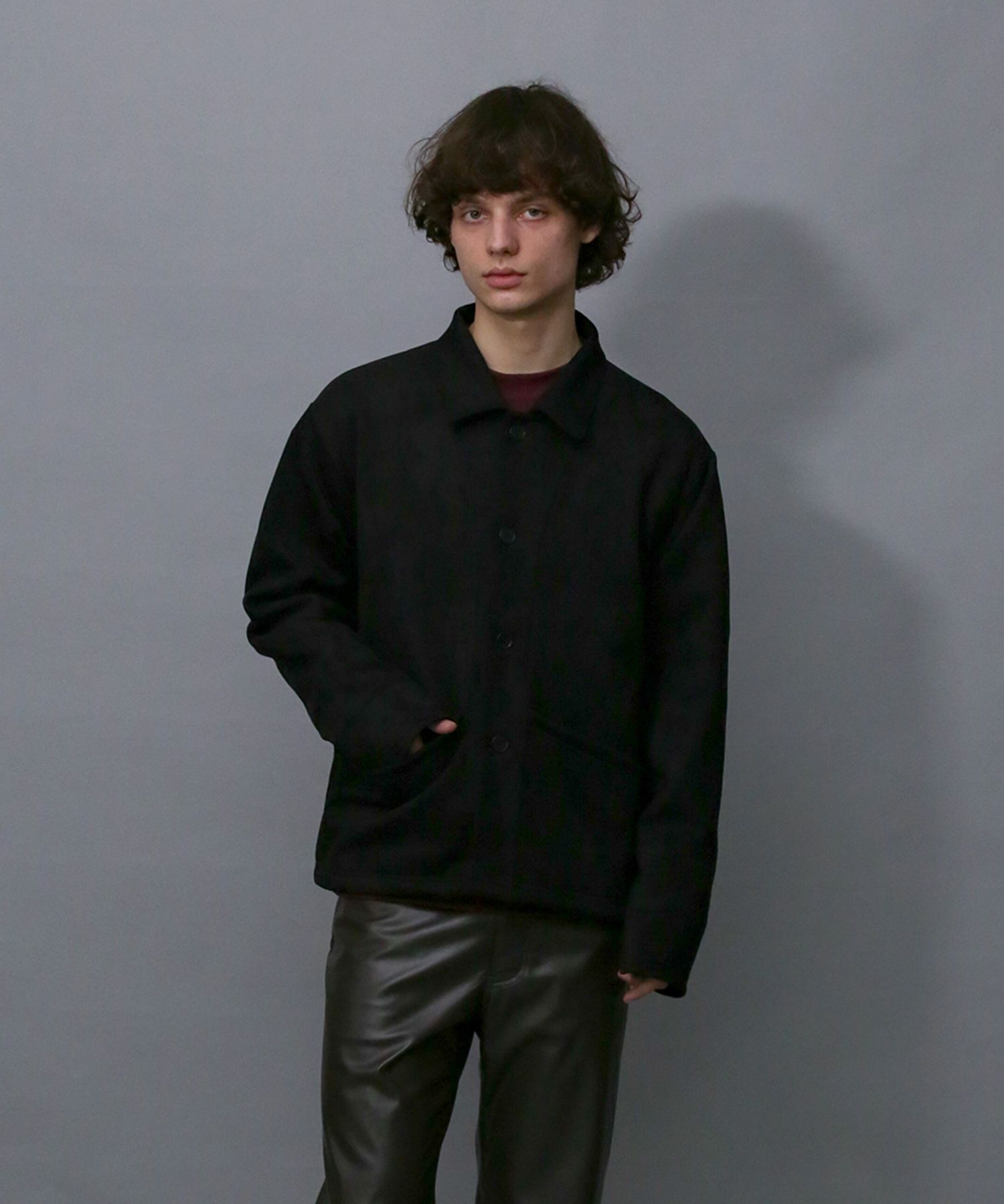 TECH KNIT SUEDE JK / ダンボールスエード カバーオール / 179204
