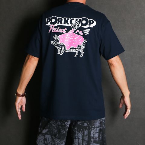 PCP PORK TEE - NAVY / ショートスリーブTシャツ