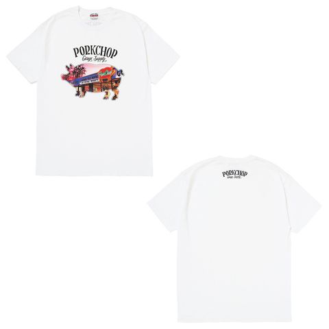 PCP STORE TEE - WHITE / ショートスリーブTシャツ