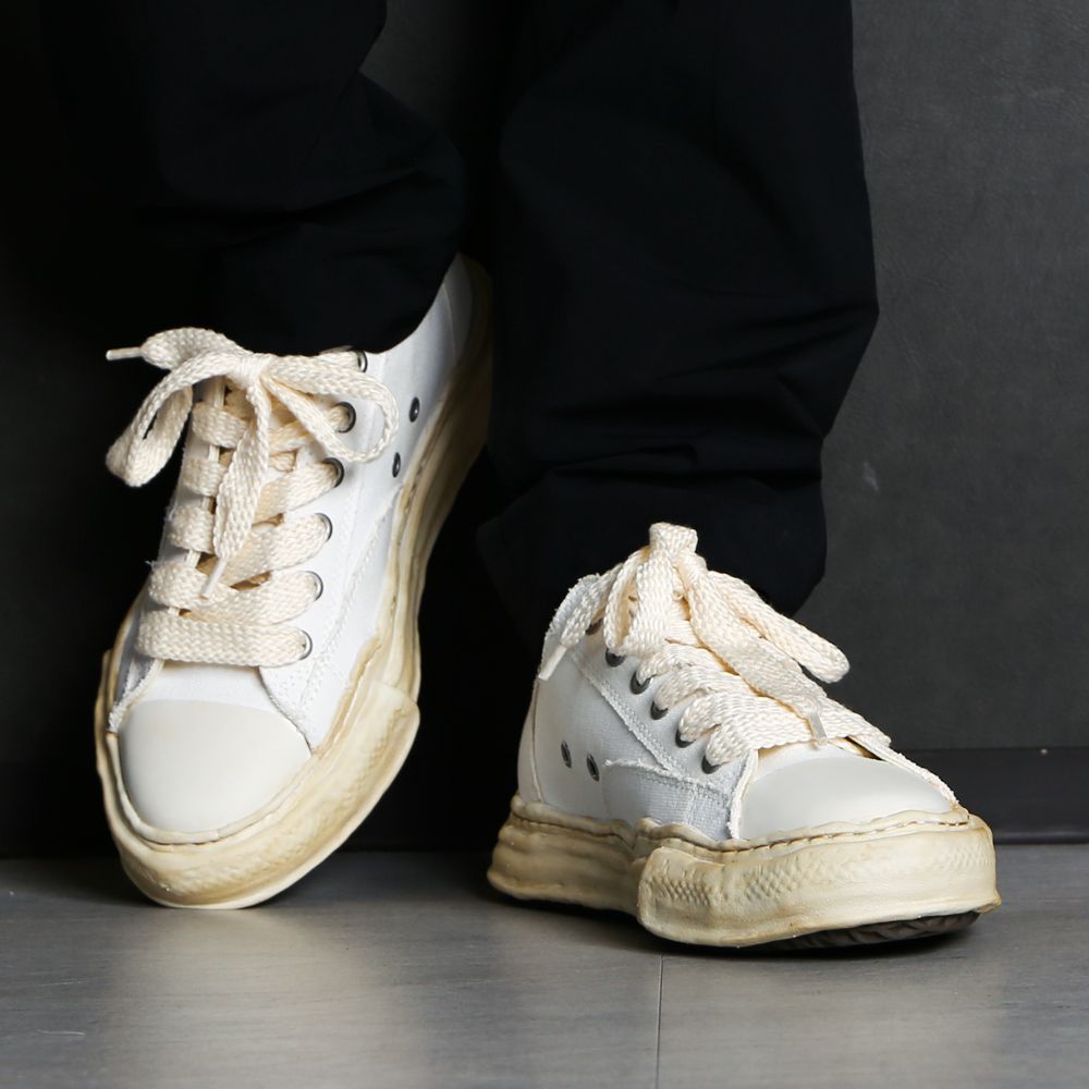 靴 Maison MIHARA YASUHIRO PDTERSON LOW Maison MIHARA YASUHIRO PETERSON Canvas Low Sneaker
