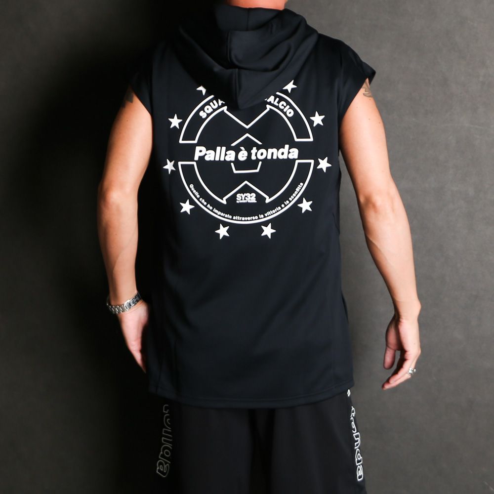ACTIVE WORK OUT NOSLEVE HOODIE  / ノースリーブ パーカー / 14205
