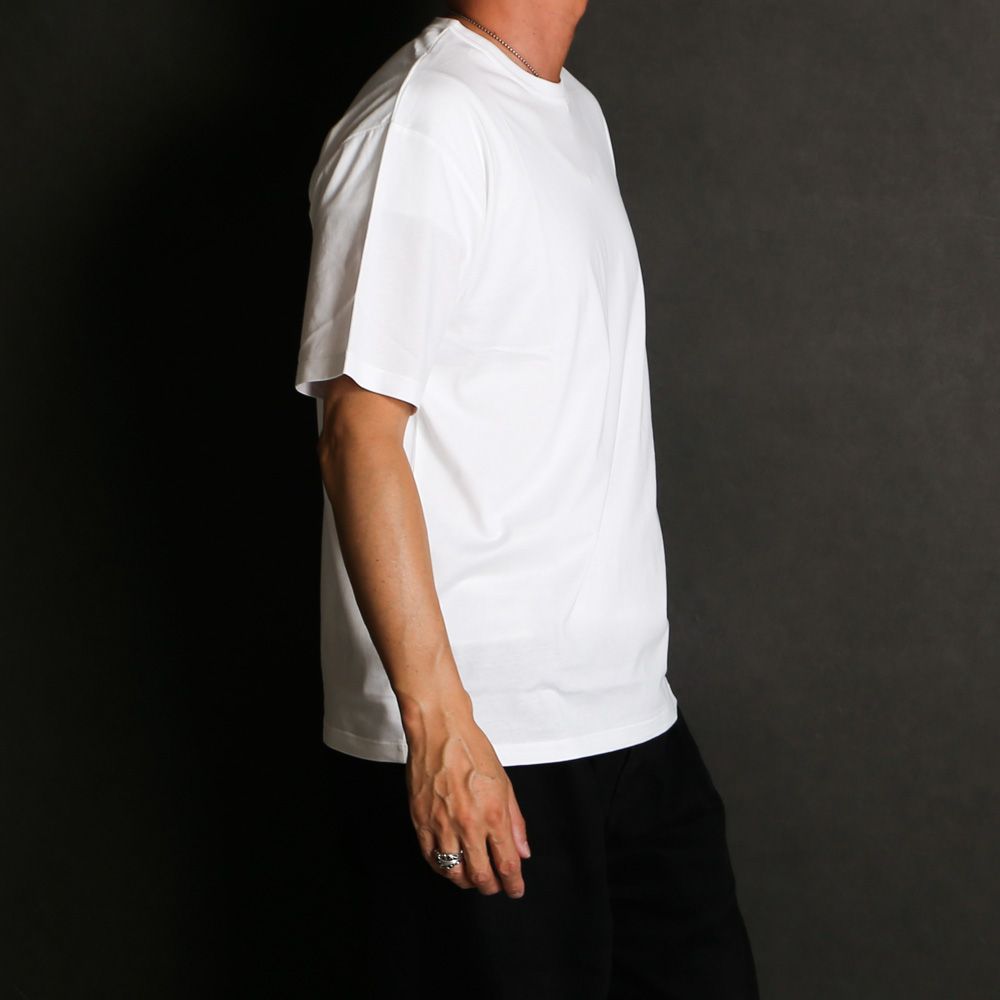 NEW RELAXED FIT Tee - WHITE / オーガニックGIZA 70/2天竺 - ニューリラックスドフィットTee / A26B08CS01B