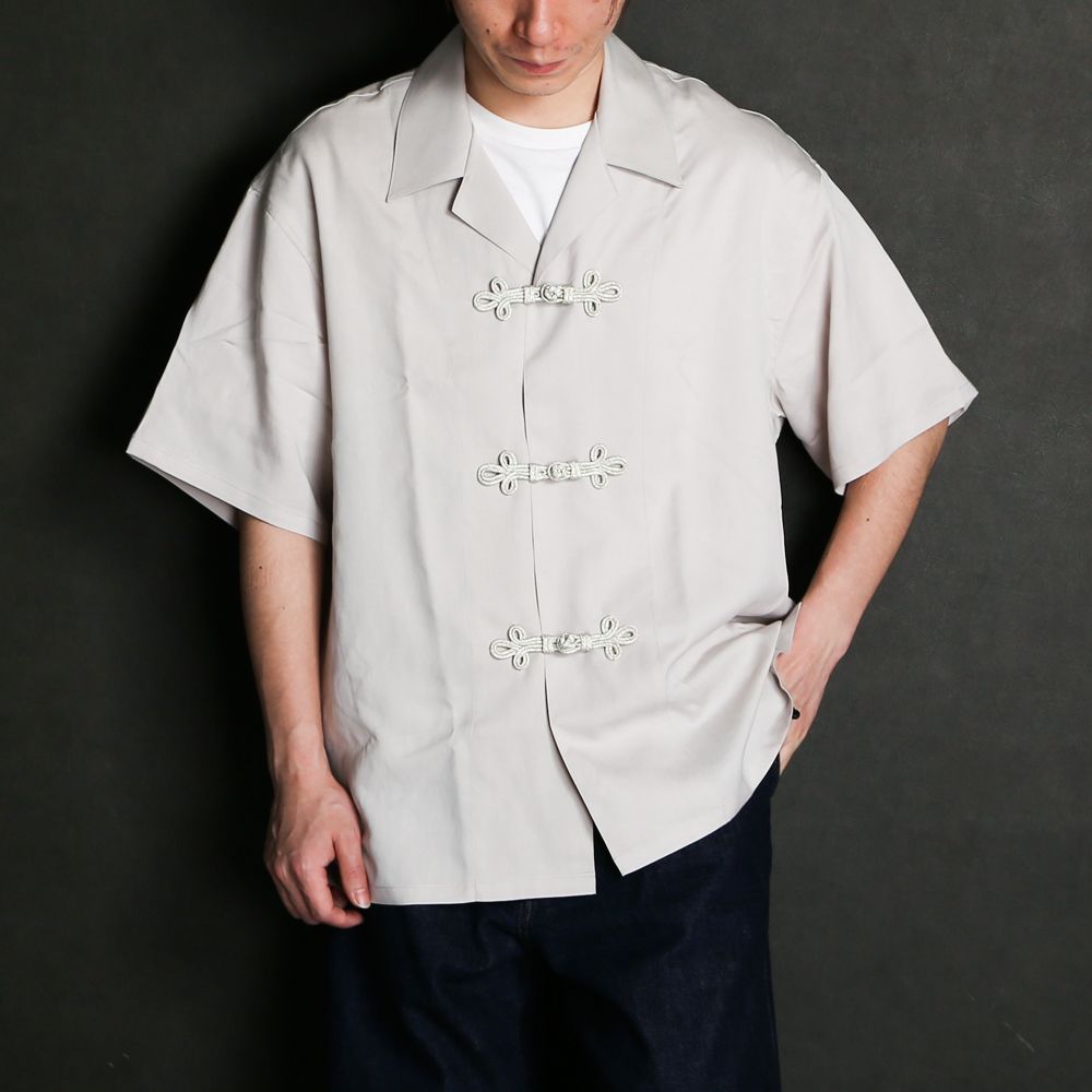 superNova. - Short sleeve flog button shirt / オープンカラーシャツ