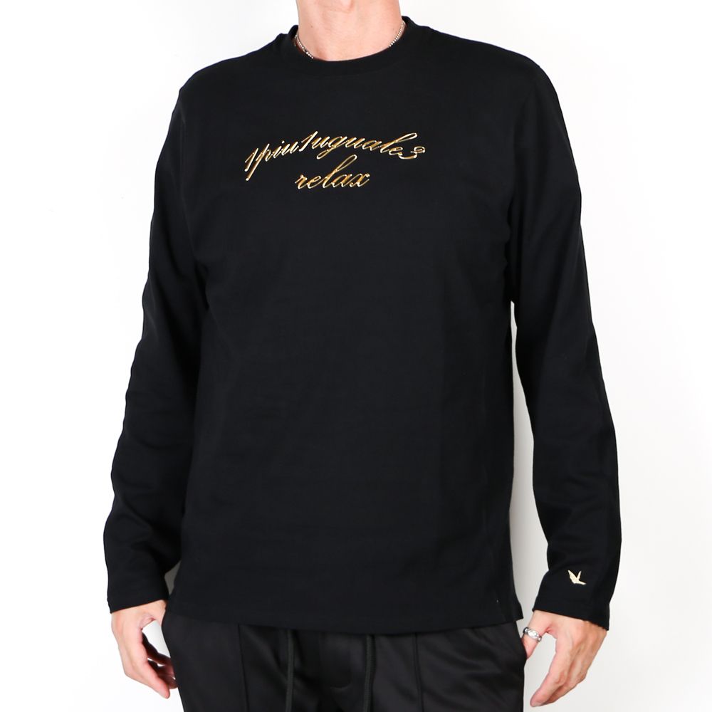 GOLD LOGO PRINT L/S / ゴールドロゴ ロングスリーブTシャツ / UST-20016