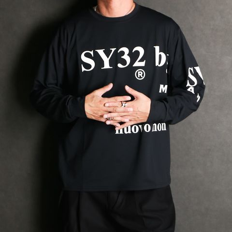 NEW SEPARATE GRAPHIC L/S TEE - BLACK / グラフィックTシャツ / 15504