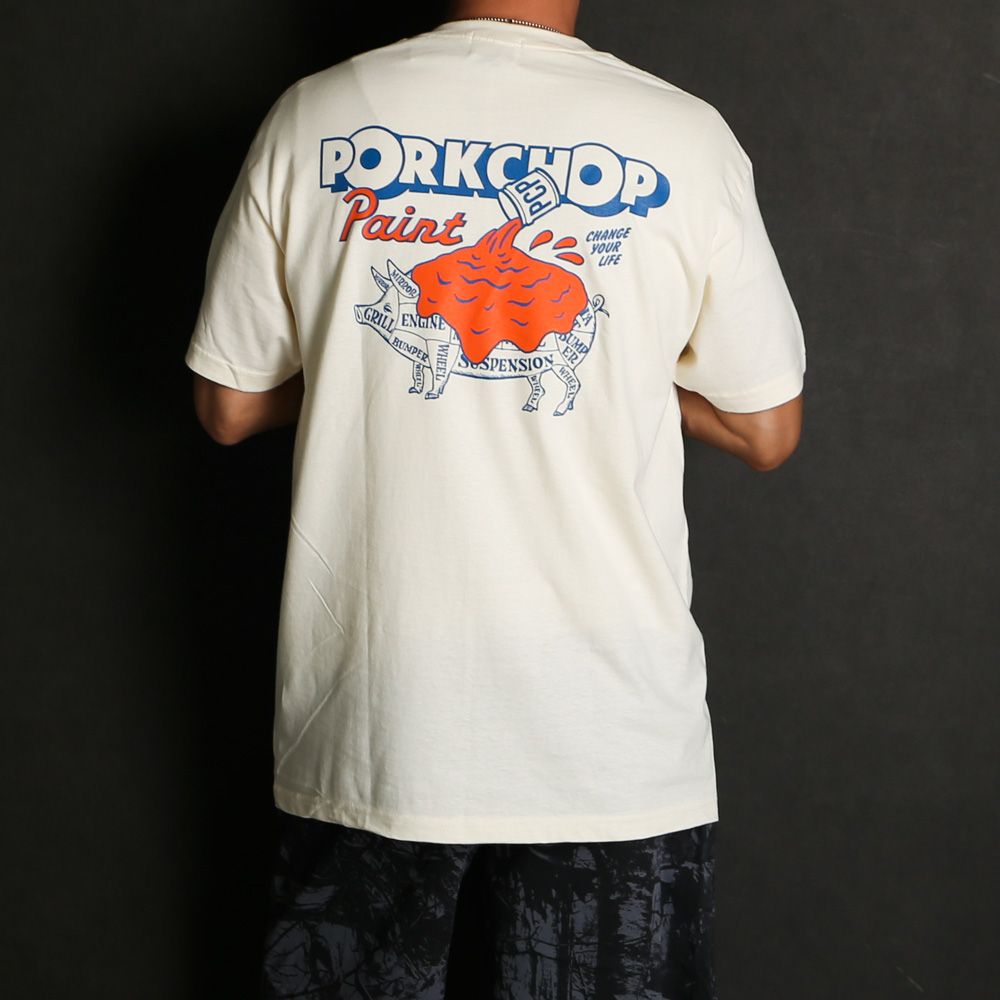 PCP PORK TEE - CREAM / ショートスリーブTシャツ