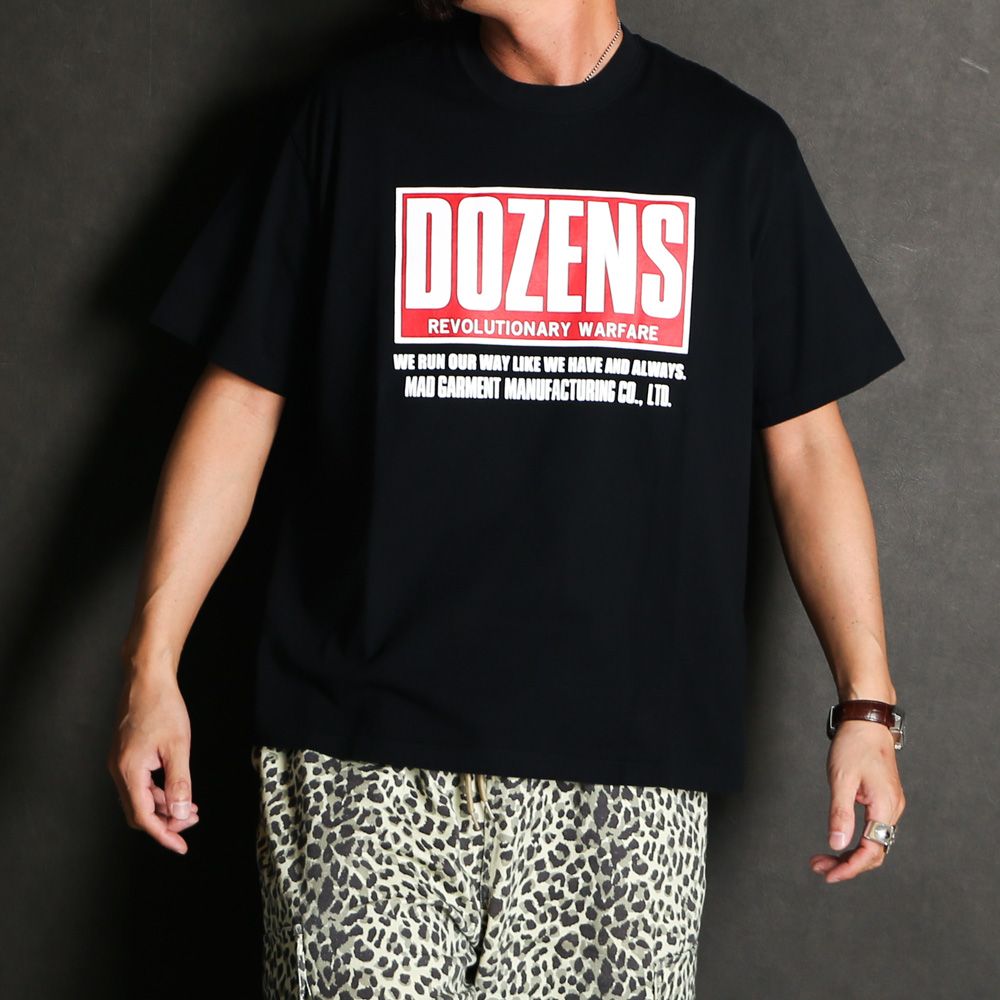 DOZENS TEE - BLACK / Tシャツ / 26'RT-0502