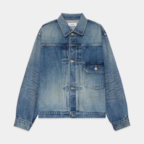 TYPE-1 DENIM JACKET - USED WASHED / オーガニックコットン 13.5oz セルビッチデニム - TYPE-1 デニムジャケット / M25C02BL02C