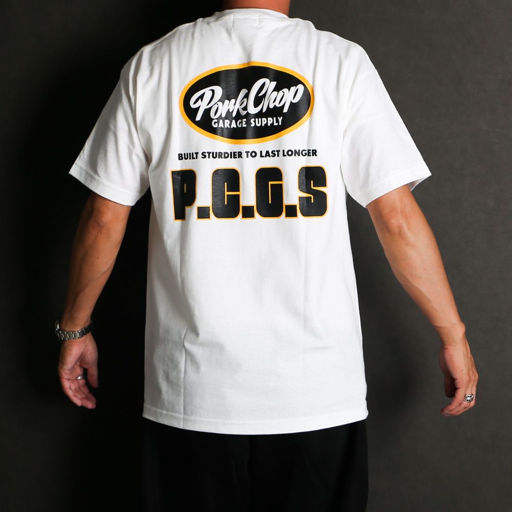 専用Porkchop P.C.G.S Tシャツ L ポークチョップ PORKCHOP - PCGS BLOCK TEE - BLACK / ショートスリーブTシャツ