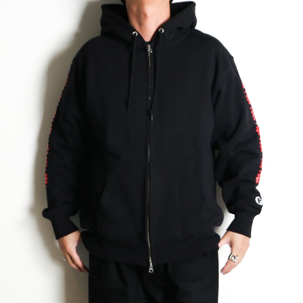 PP LOGO ZIP UP HOODIE / ジップアップパーカー