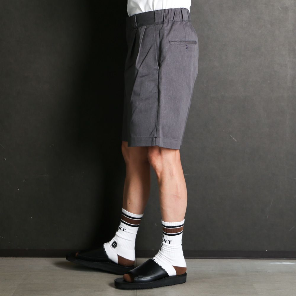 × DICKIES / 2TUCK HALF PANTS - T.GRAY / 2261-CP41-029