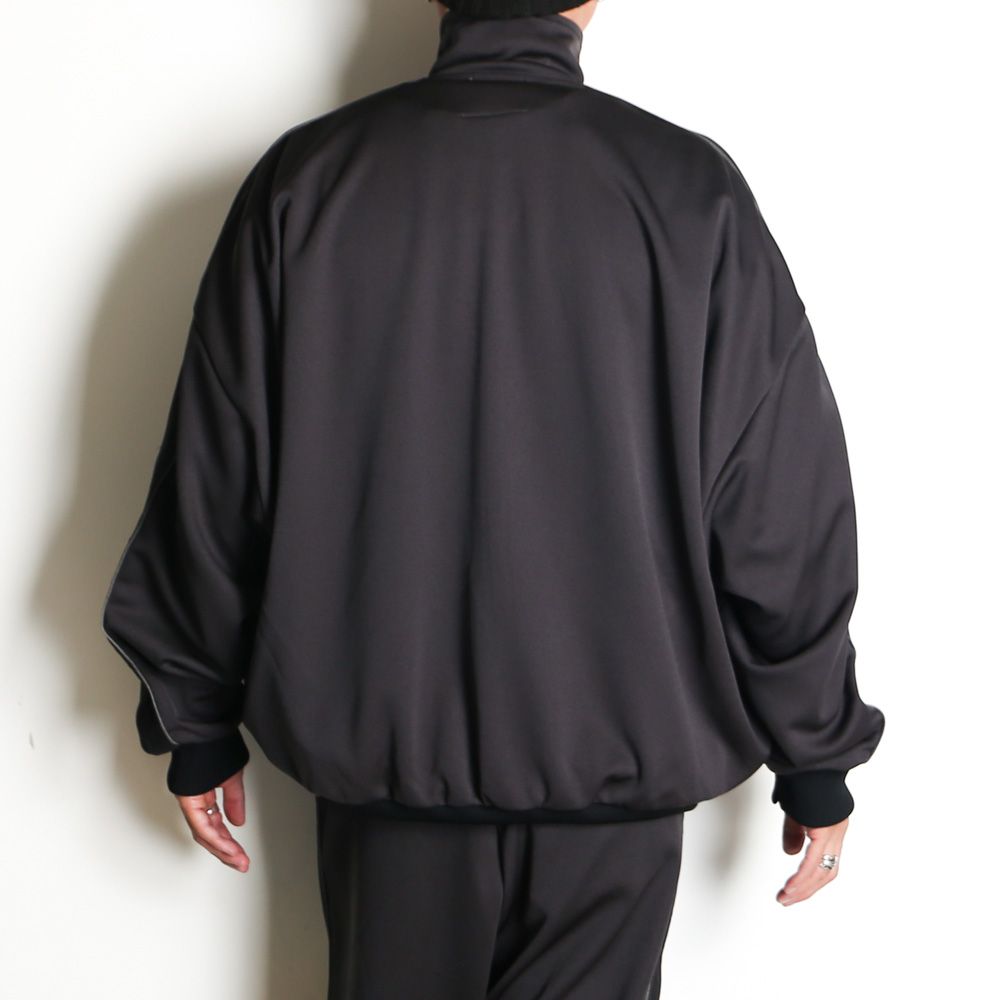【ラスト1点-サイズ46】 Wide Back Track Jacket - BLACK / ワイドバック トラックジャケット / A17JK561