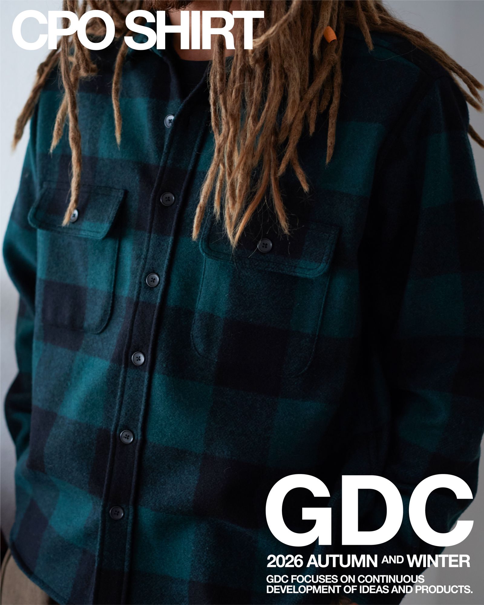 CPO Shirt - Green / CPOシャツジャケット / GD0469