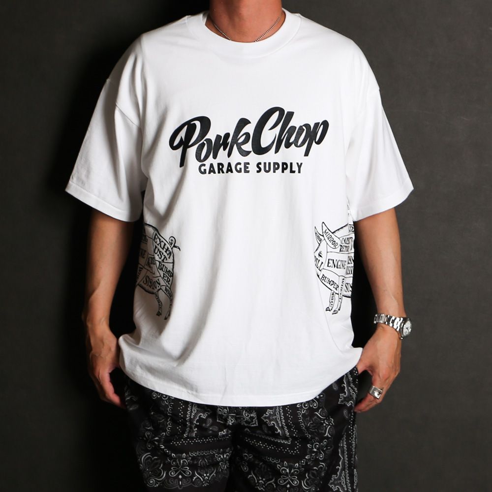 PORKCHOP GARAGE SUPPLY - MULTI LOGOS TEE 2025 (BLACK