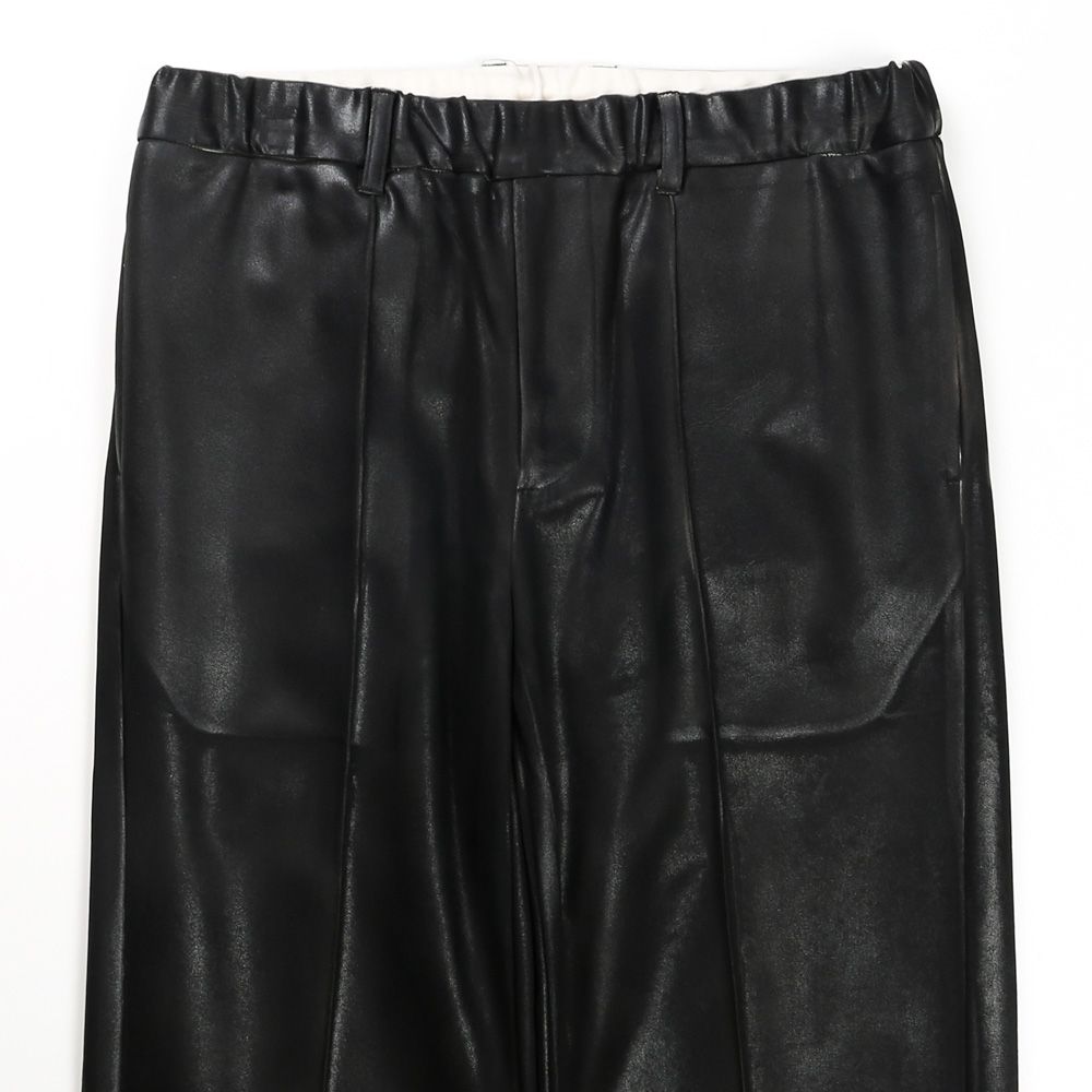 "LEATHER COATING JERSEY" EASY TROUSERS / トラウザー / TA24SS-PT091