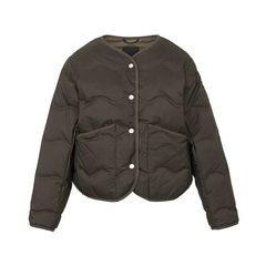 【レディース】 PRETORIA プレトリア - KHAKI / ノーカラーブルゾン / LCKA0468013588