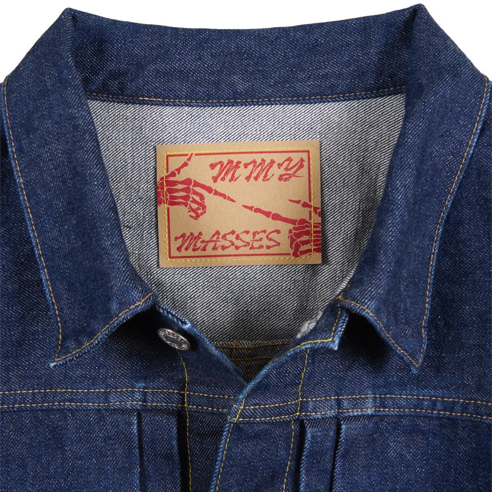 MASSES × Maison MIHARA YASUHIRO / DENIM JACKET ONE WASH MMY - INDIGO / セルヴィッヂデニム 1st型ジャケット / C15BL035