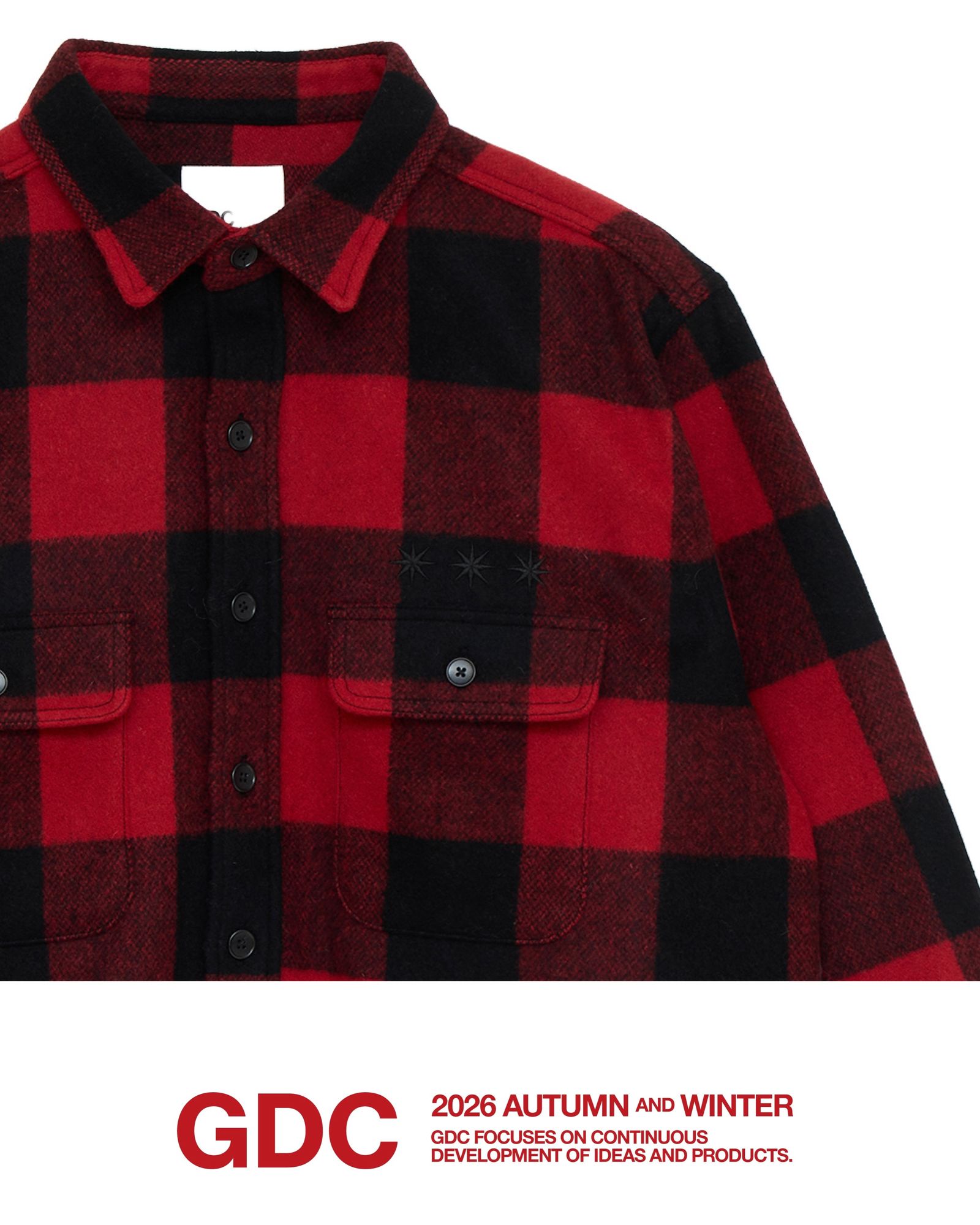 CPO Shirt - Red / CPOシャツジャケット / GD0469