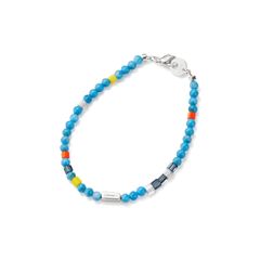 Mix Beads Bracelet - Blue / ミックス ビーズ ブレスレット / GB23002