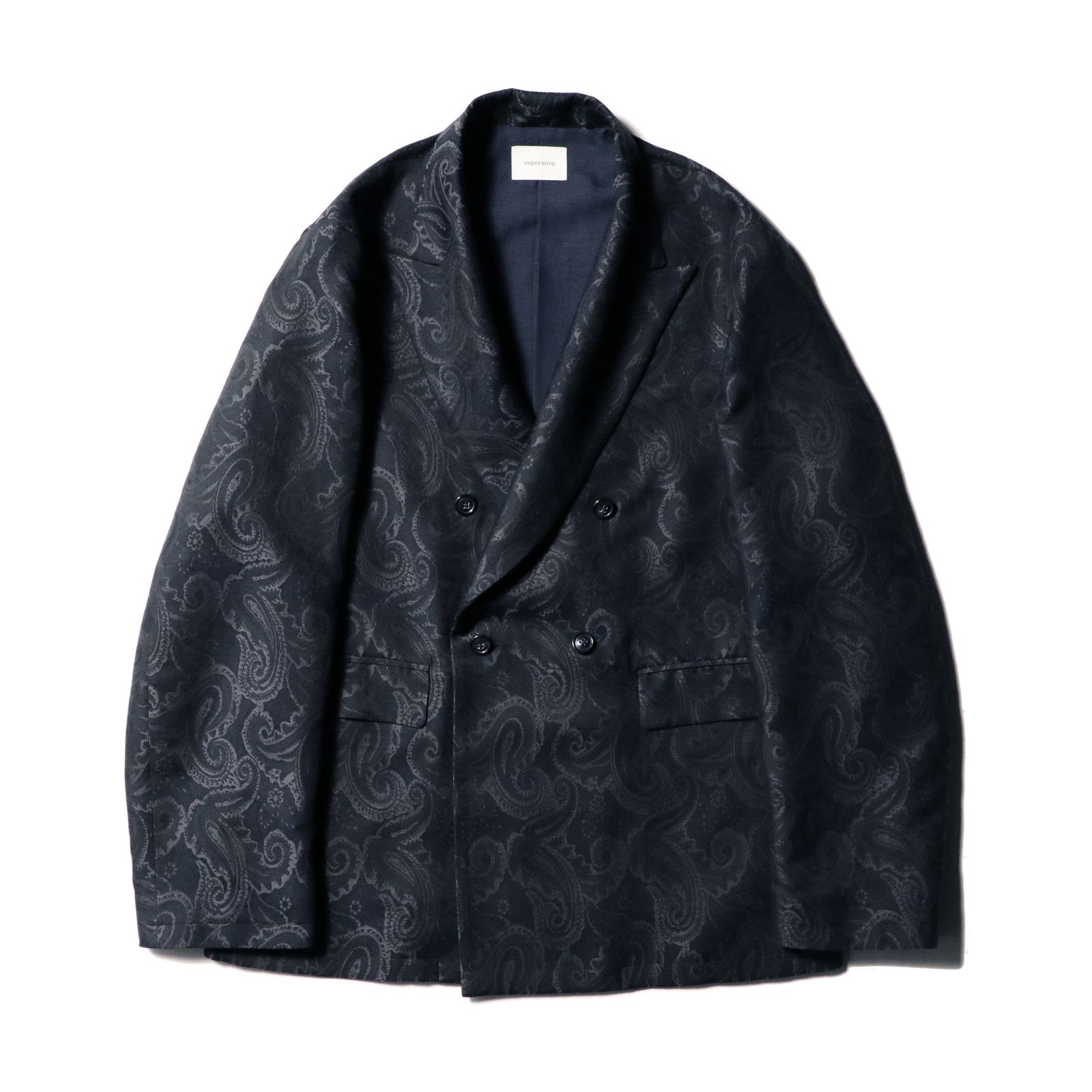 superNova. - Double tailored jacket - Paisley jacquard / ダブル ...