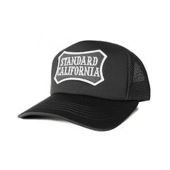 SD Basic Logo Patch Mesh Cap - Black / メッシュキャップ / OTCOL080