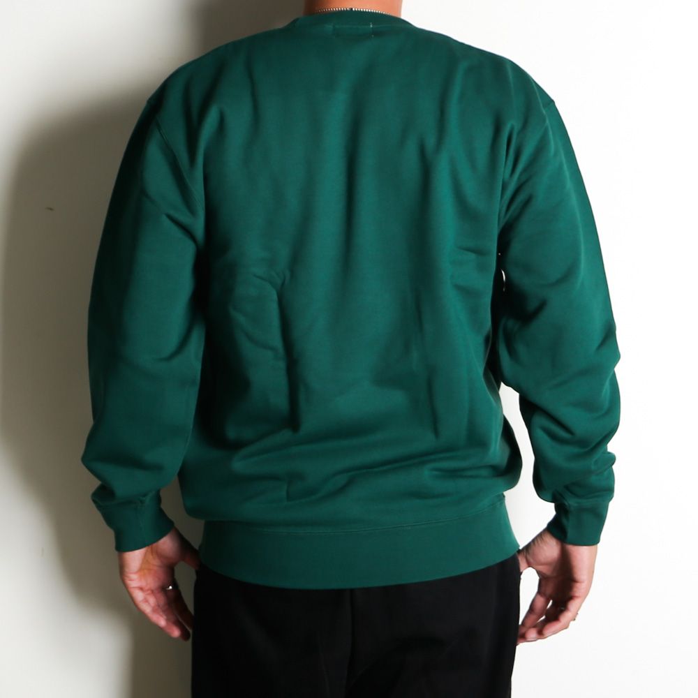 SCRIPT COLLEGE SWEAT - GREEN / スウェット