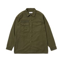 UTILITY SHIRT - Olive / ミリタリーシャツ / 1242019