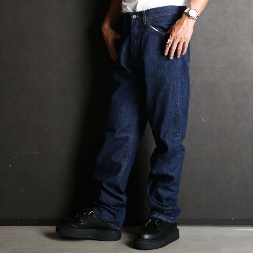 MASSES × Maison MIHARA YASUHIRO / DENIM PANTS ONE WASH MMY - INDIGO / セルヴィッヂデニム 5ポケットパンツ / C15PT036