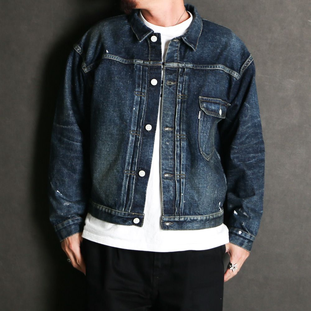 【ラスト1点-サイズM】 #001 T-BACK DENIM JACKET / 2026JK-YY-0001