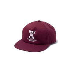 EMBROIDERY CAP "WAY OF LIFE" / 21'SPA-0801