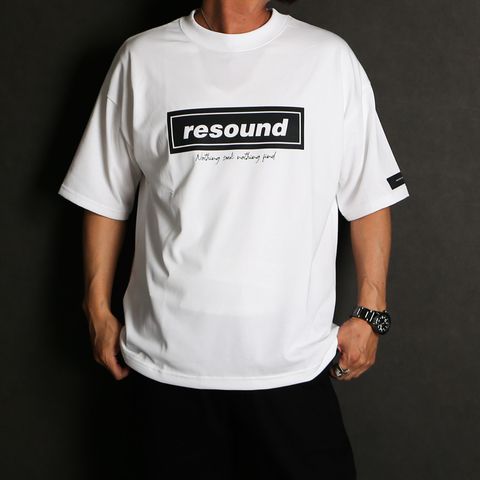 BOX OVER TEE - WHITE / オーバーサイズ ナイロンTシャツ / RC40-T-007