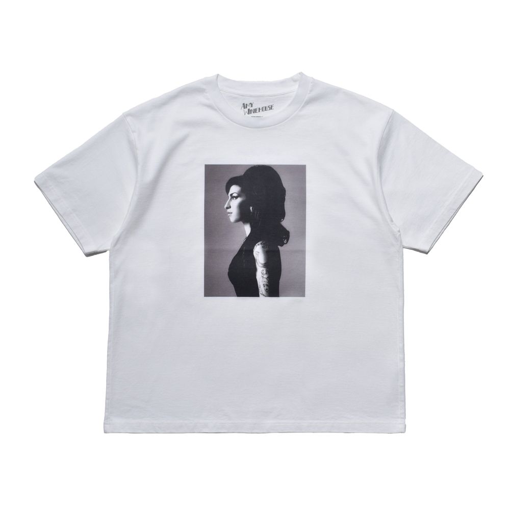 Amy Winehouse "Profile" Photo S/S Tee - WHT / MND-AMW001