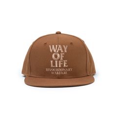 EMBROIDERY CAP "WAY OF LIFE" / 22'SPA-1101