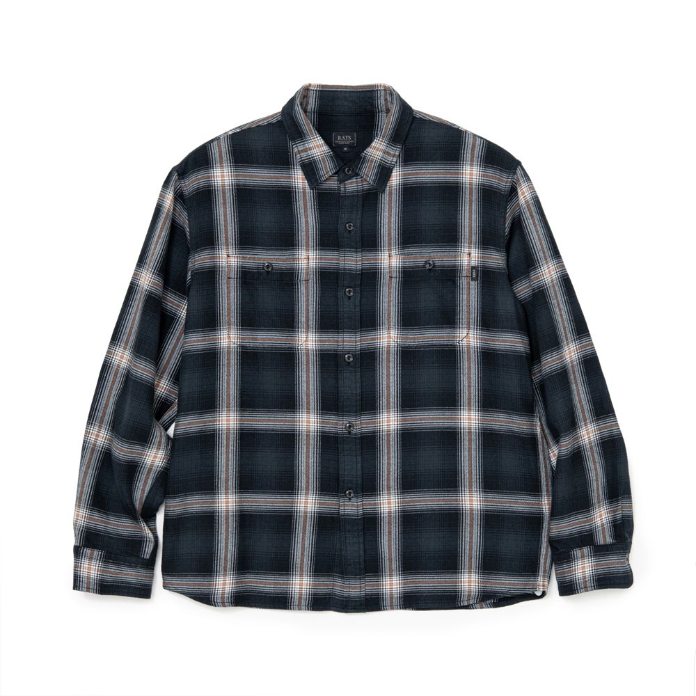 COTTON RAYON CHECK SHIRT / コットンレーヨンチェックシャツ / 26'RS-0806