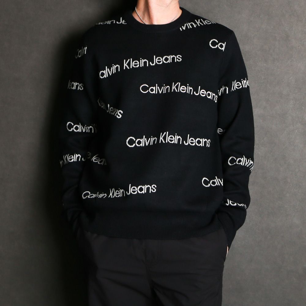 Calvin Klein Jeans - A - INSTIT AOP SWEATER / プルオーバーセーター