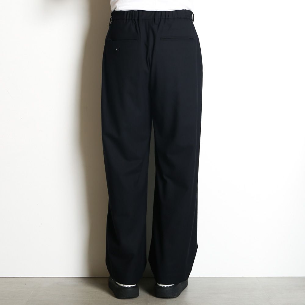 Wide Utility Trousers / ワイドトラウザー - ポリエステルレーヨン 2WAYストレッチ / SN-633A
