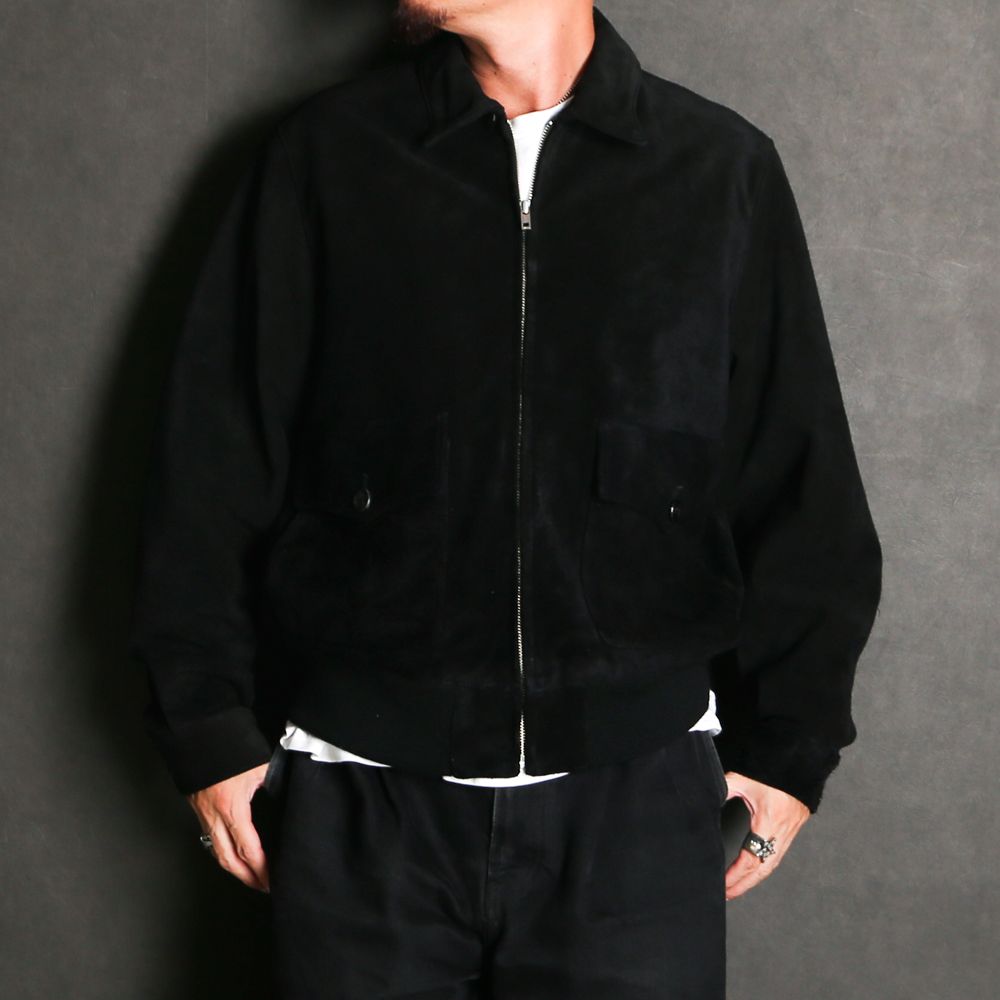 WACKOMARIA × STIE-lo × MINEDENIM / Suede Leather Jacket - BLK / MDSL-WM-BL01