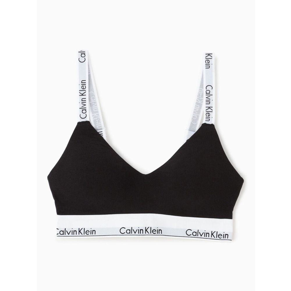 ブラジャー＆ショーツ   Women's Lightly Lined Bralette Black QF7059-UB1 Calvin Klein Jeans - LIGHTLY LINED BRALETTE - MODERN COTTON