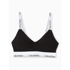 LIGHTLY LINED BRALETTE - MODERN COTTON - BLACK / ライトリーブラレット / QF7059