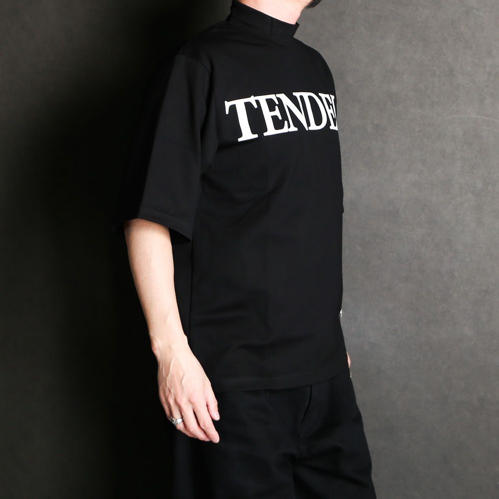 "TENDER"LOGO MOCK NECK TEE / GY-TO-4231