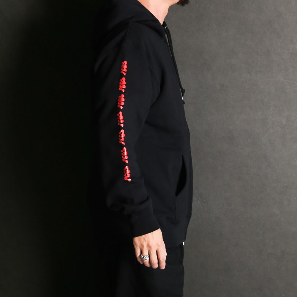 PP LOGO ZIP UP HOODIE / ジップアップパーカー