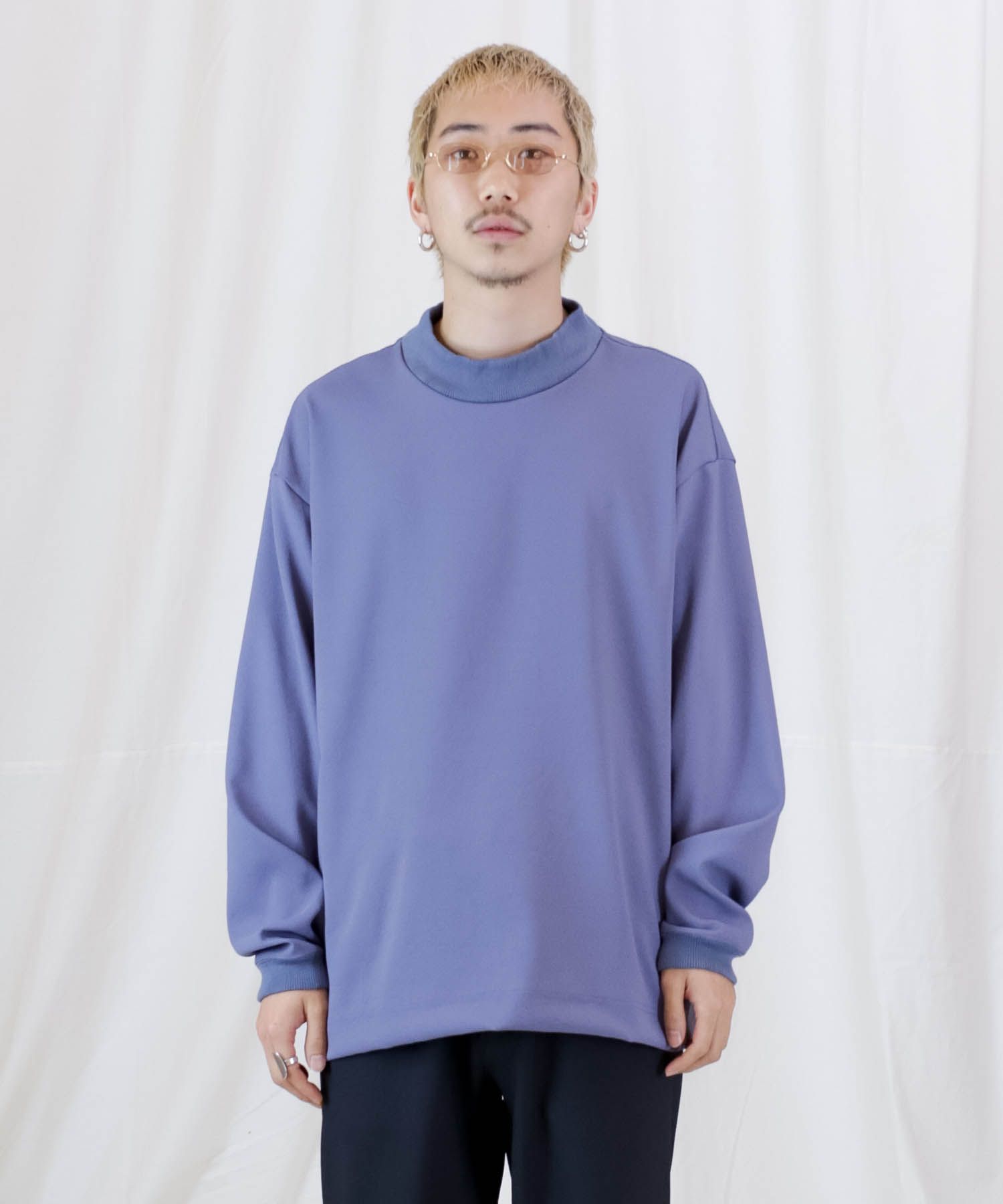 FULLDULL MOCK NECK L/S T / モックネック プルオーバーシャツ / 379111
