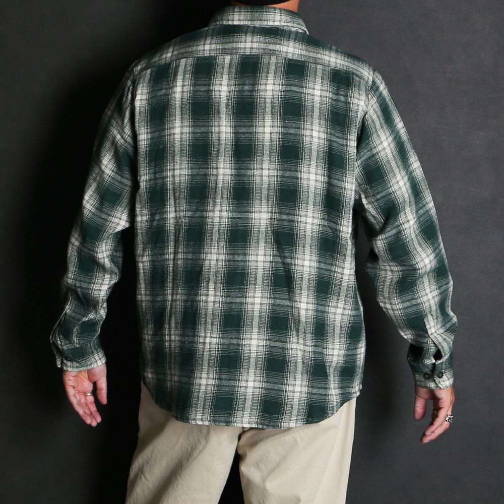 Flannel Shirt - Green / フランネルシャツ / GD0468