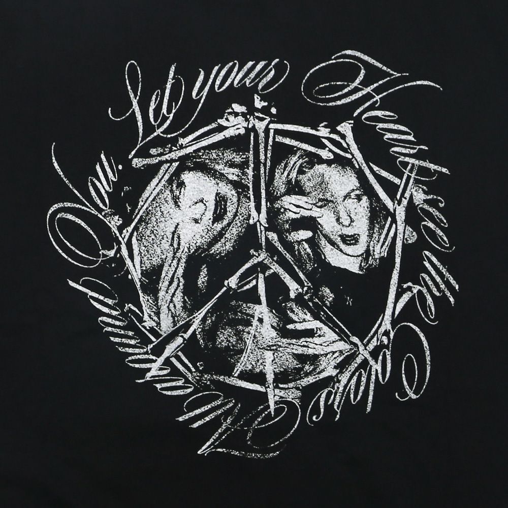 “SWEET SMILE” Tee T/C - BLACK / グラフィック Tシャツ / G16TS096