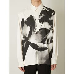 "FLOWER PRINT" SHIRTS - WHITE / シャツ / TA24AW-SH026