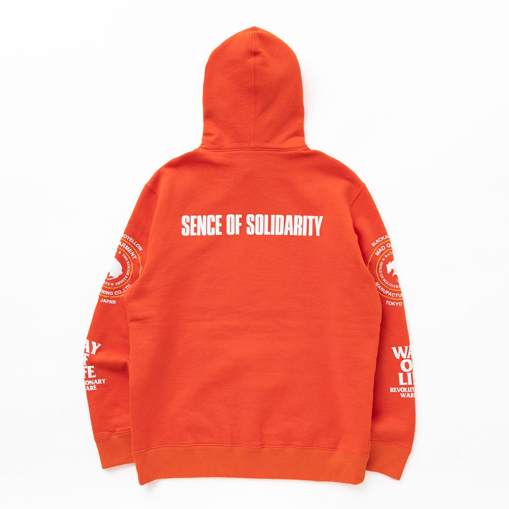RATS - MC HOODIE ORANGE / プルオーバーパーカー / 21'RTC-0903