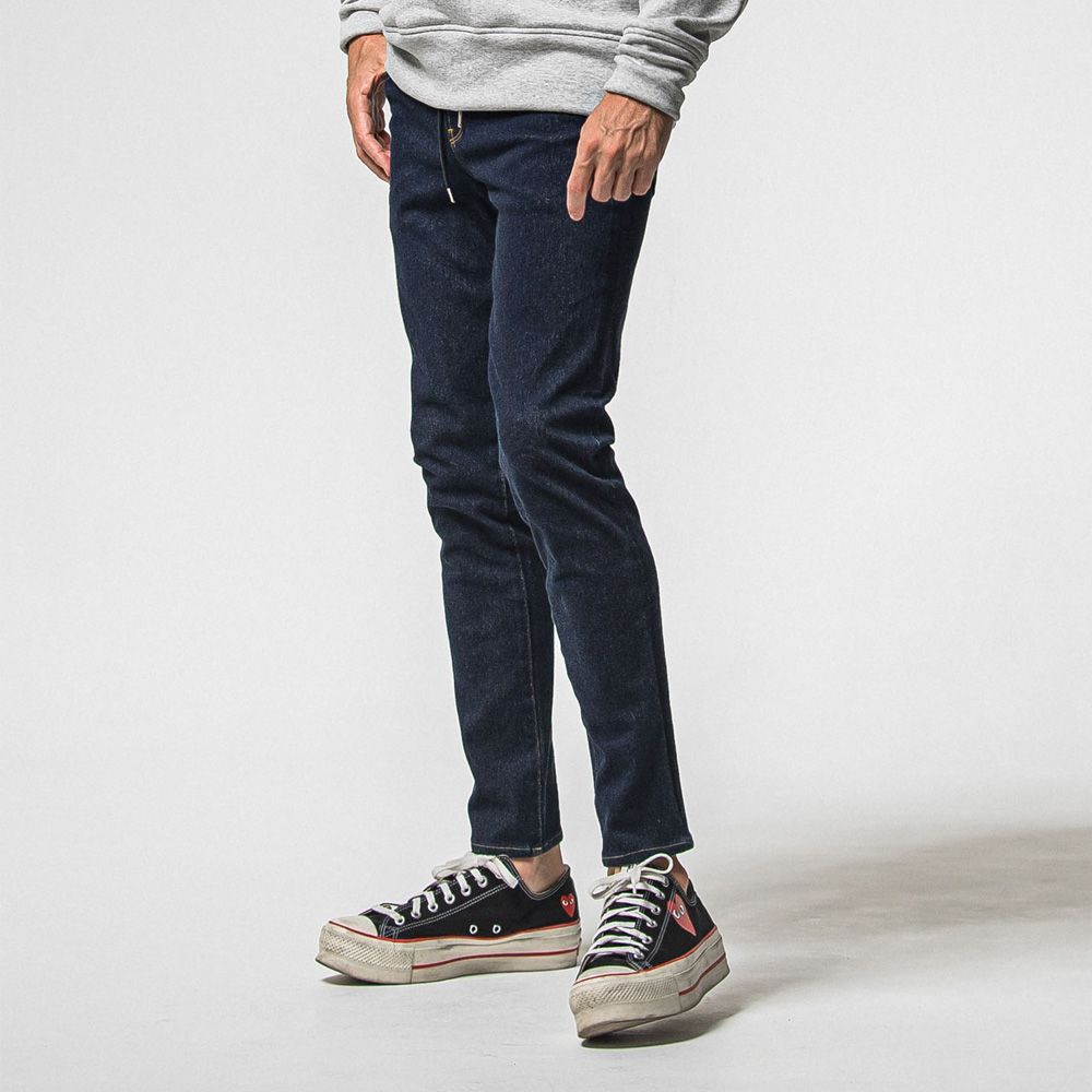MICK DENIM JERSEY - INDIGO / ジャージーンズ / BASIC-ST-020