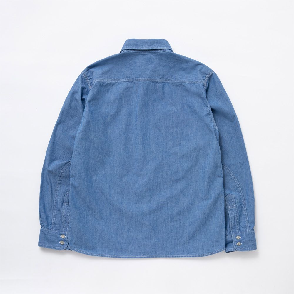 CHAMBRAY SHIRT - INDIGO / レギュラーカラー ワークシャツ / 24'RS-0207