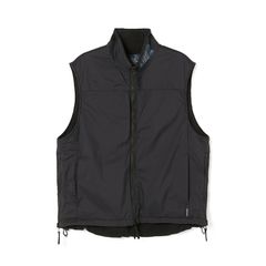 × WILD THINGS / REVERSIBLE VEST - BLACK / 9252-VE01-003